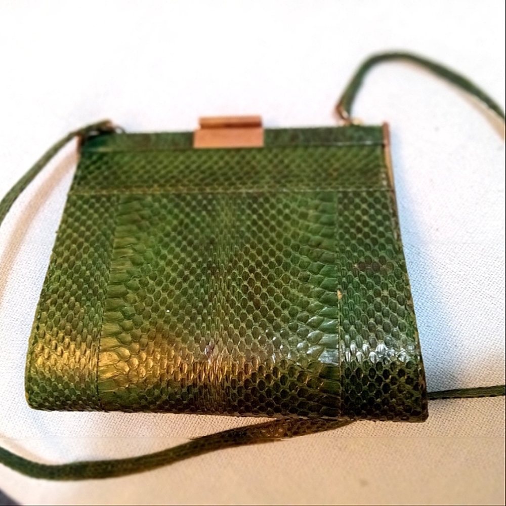 Green Lizard Handbag
